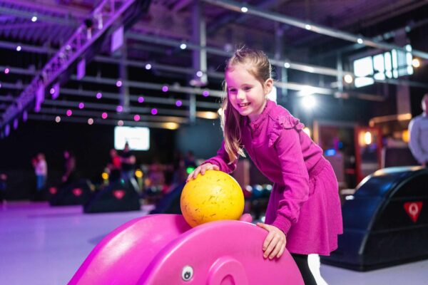 Kinderfeestje Bowlen met glijbaan