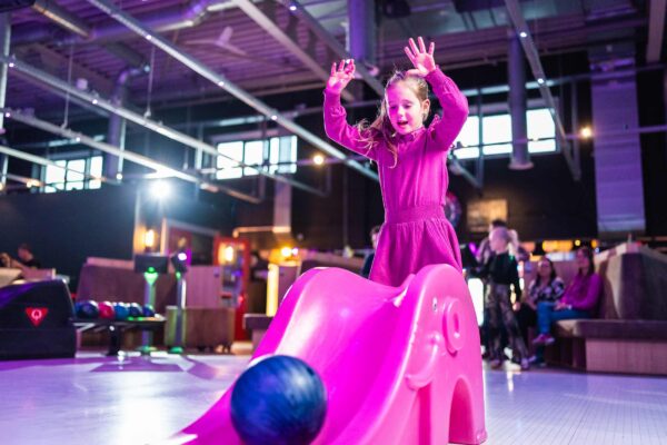 Kinderfeestje Bowlen met glijbaan