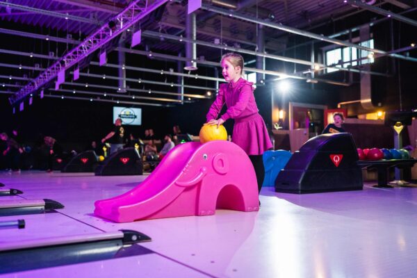 Kinderfeestje Bowlen met glijbaan